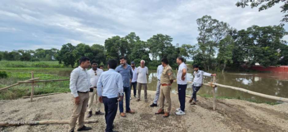 *पालिकाध्यक्ष ने मूर्ति विसर्जन स्थल का निरीक्षण कर अधिकारियों को दिये निर्देश*