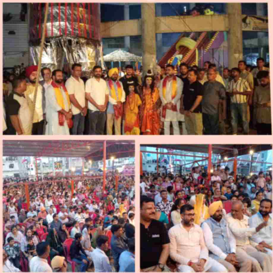 *विजयदशमी के अवसर पर सुरक्षा व्यवस्था के बीच रावण का दहन*